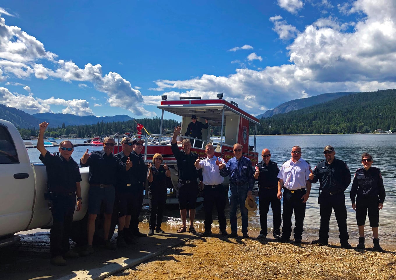 New Fireboat for Christina Lake