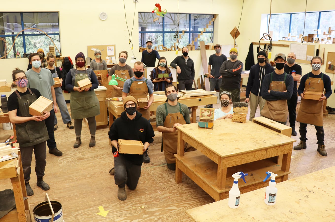 Selkirk College students spread sawdust, gratitude during holiday season