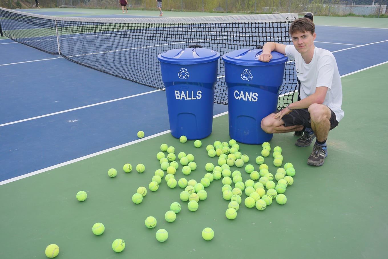 LVR student starts kick-starts recycling initiative for tennis balls