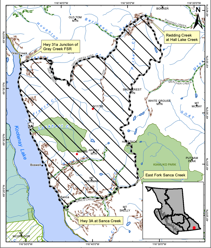 Area Restriction in place for East Shore — Akokli, Redding Creek wildfires