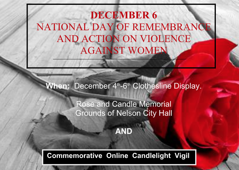 Ceremony recognizes National Day of Remembrance and Action on Violence Against Women