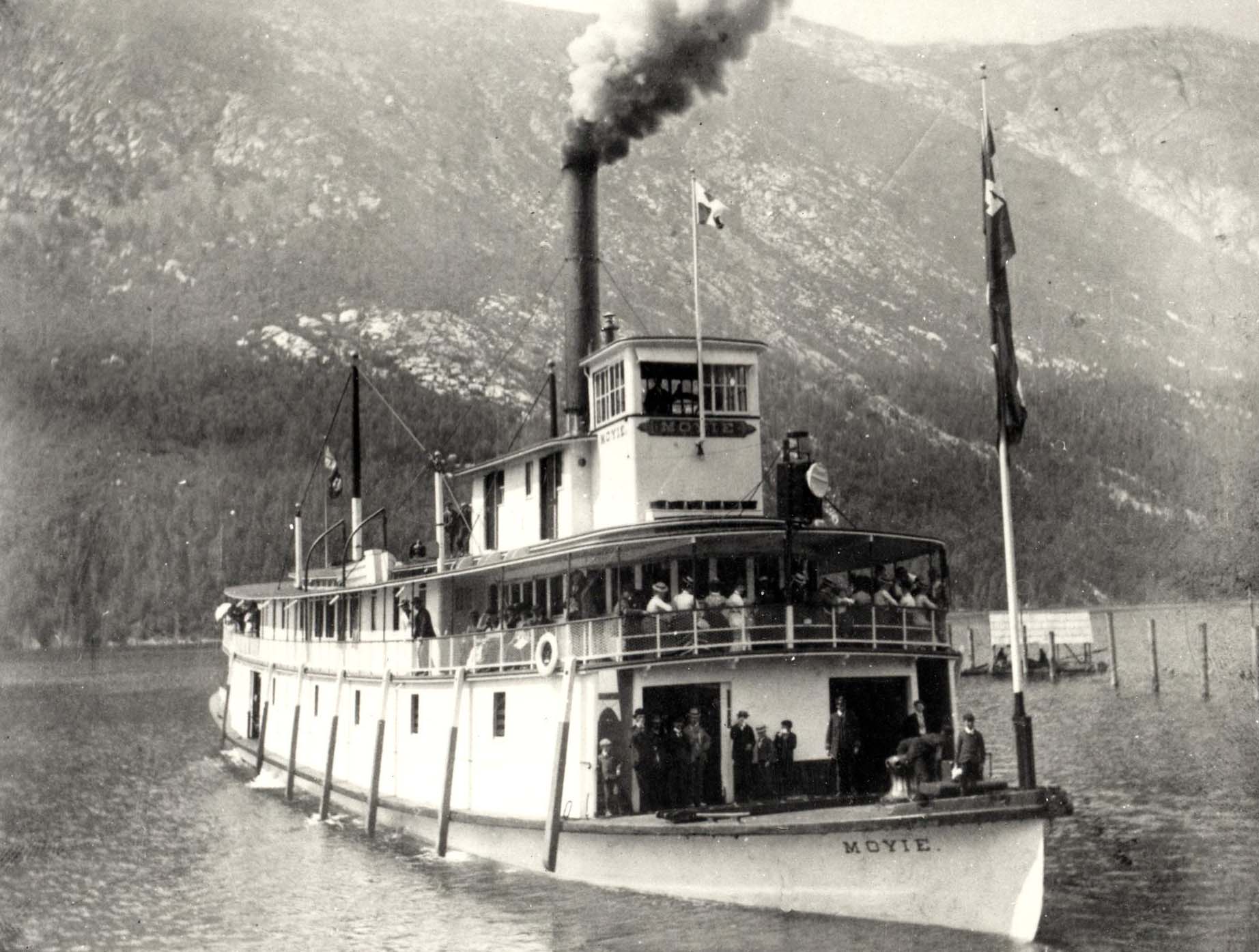 Historical landmark ship S.S. Moyie in need of a few repairs