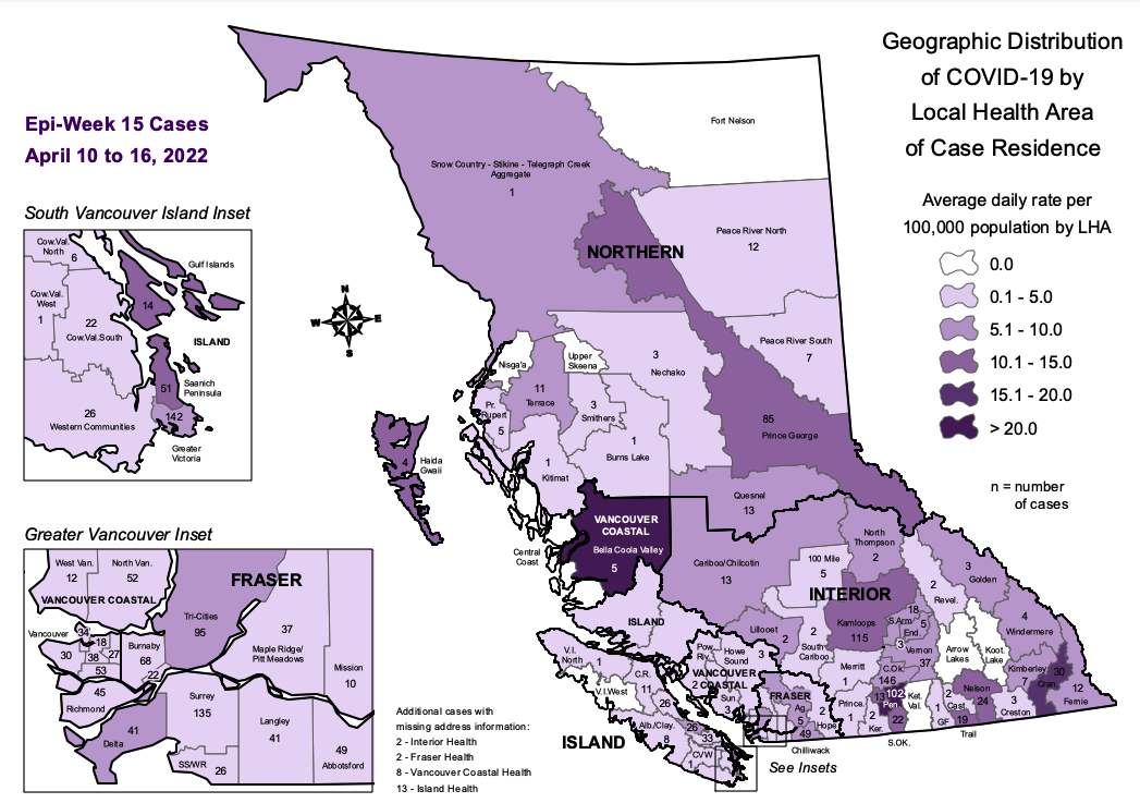 BC records 2,036 new COVID-19 cases in weekly report
