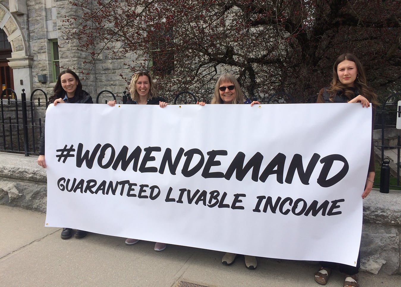 Nelson Women call for Guaranteed Livable Income