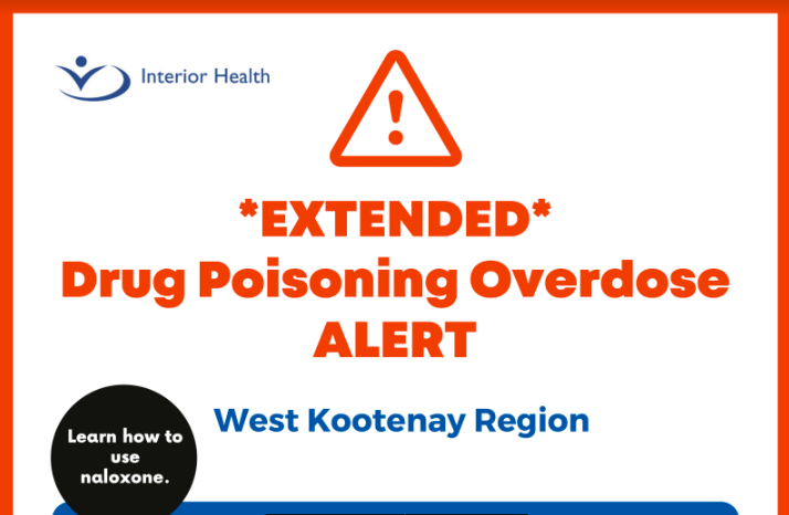 Interior Health issues DRUG ALERT for West Kootenay Region