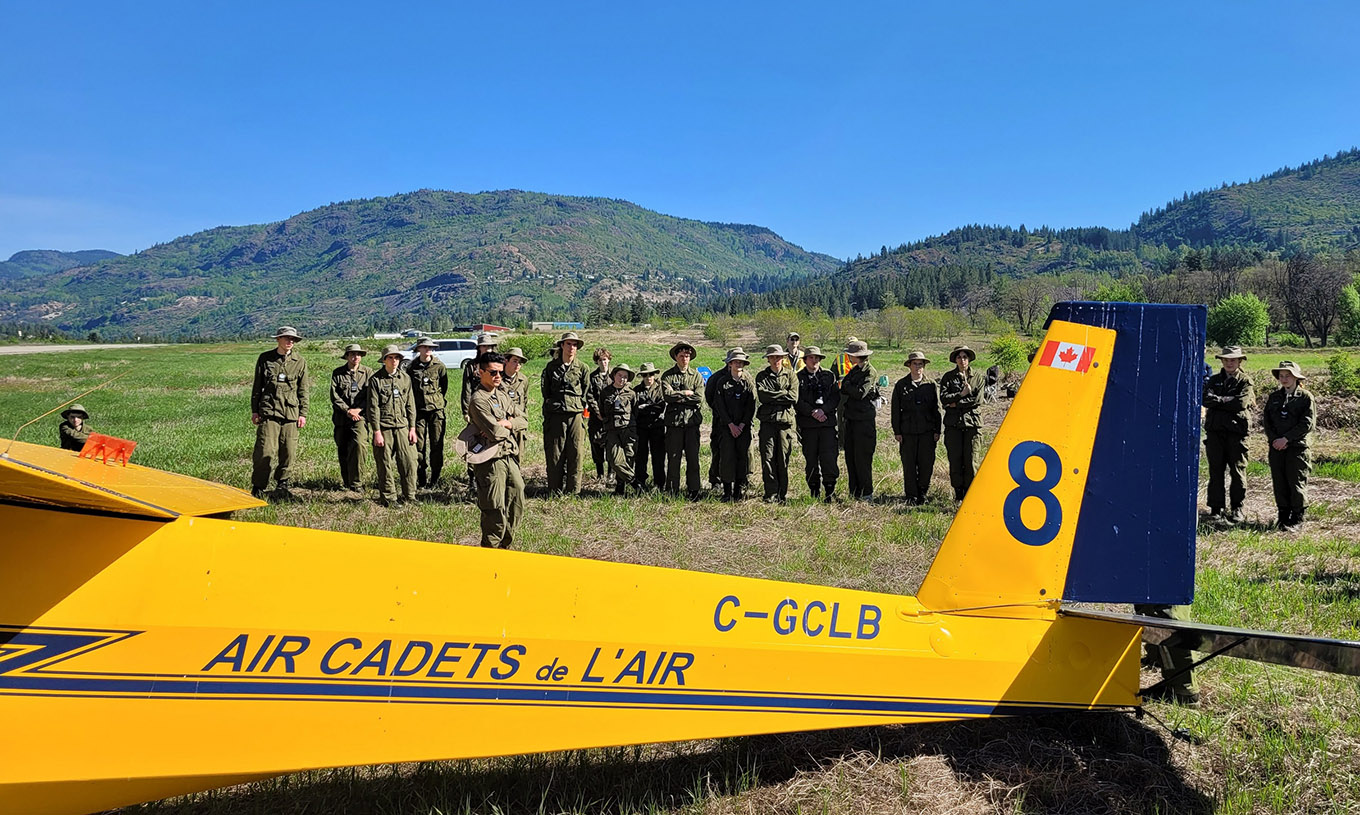 Nelson Air Cadets go gliding, 70th Annual Ceremonial Review June 3
