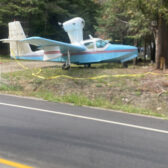 Plane makes emergency landing on highway near Salmo