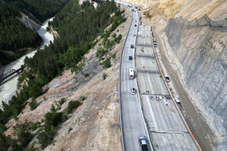 Extended fall Highway 1 closures east of Golden for final construction push