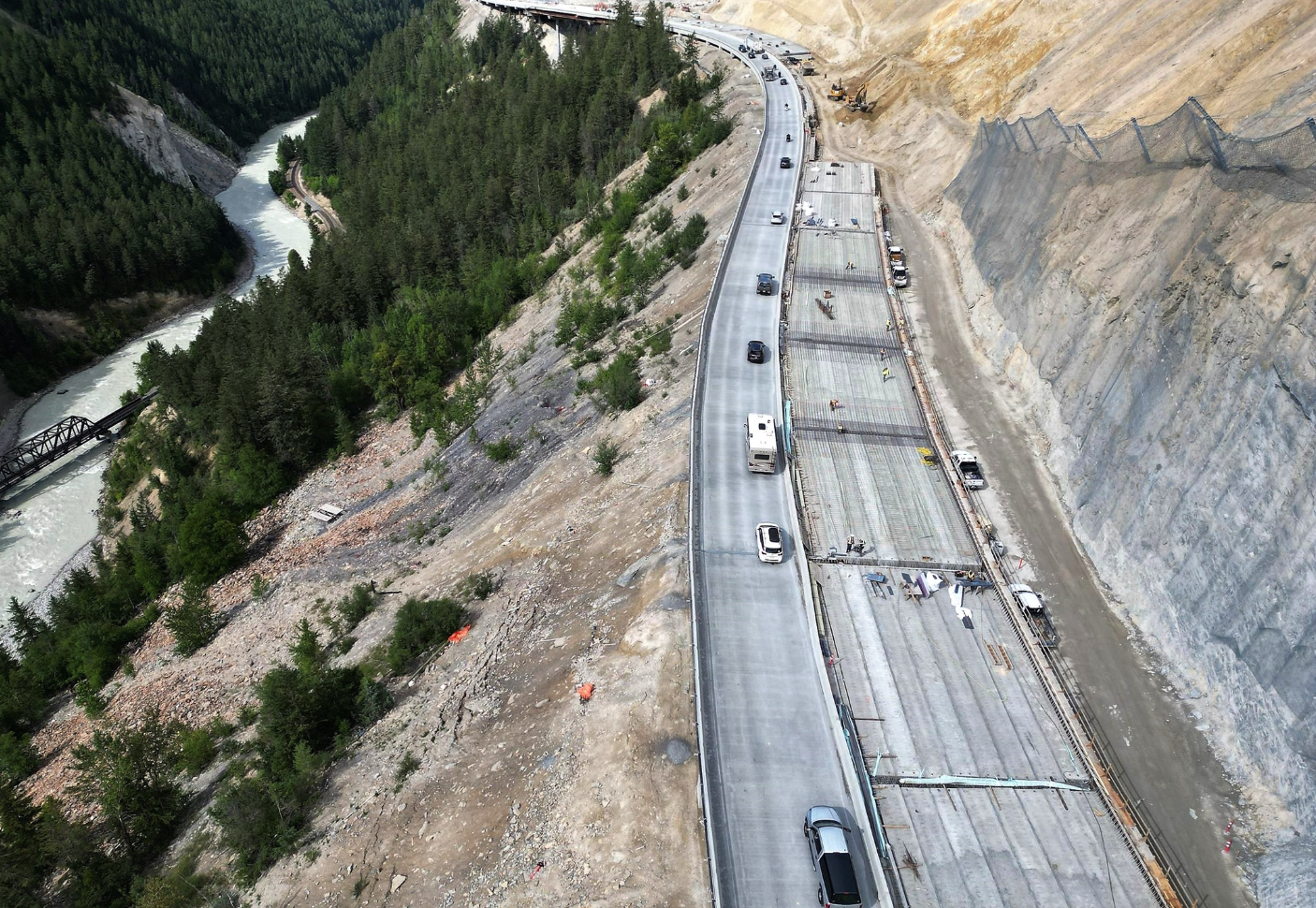 Extended fall Highway 1 closures east of Golden for final