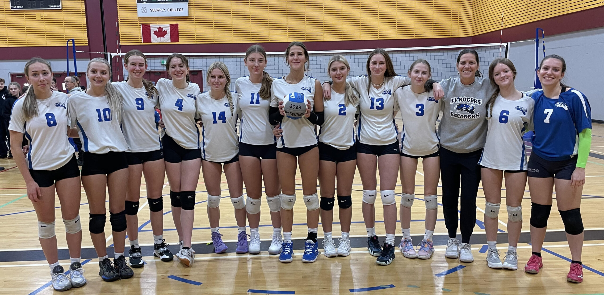 Bombers cruise to Selkirk College High School Volleyball Gold Medal