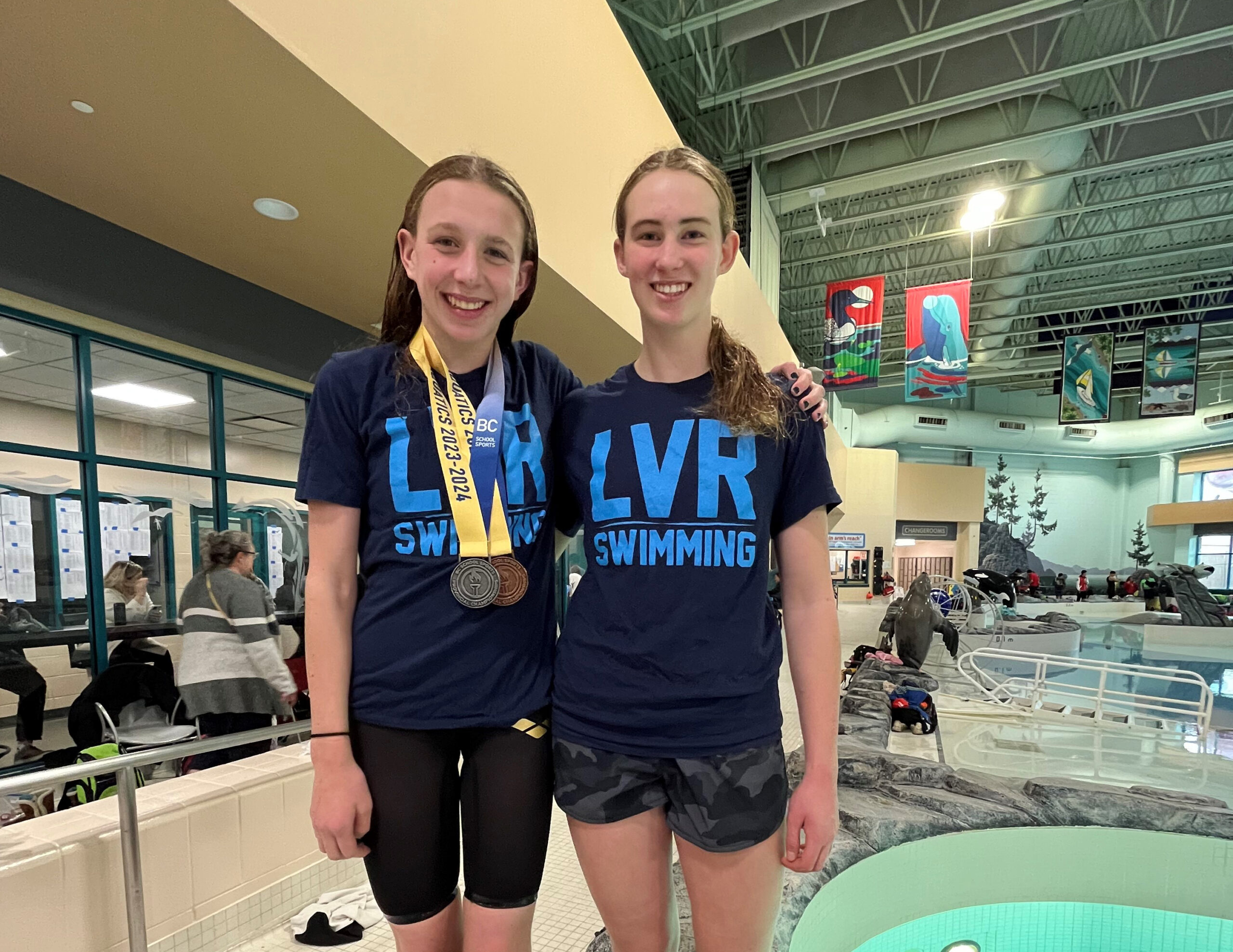 Bombers swim team claim medals at BC High School Sports Championships