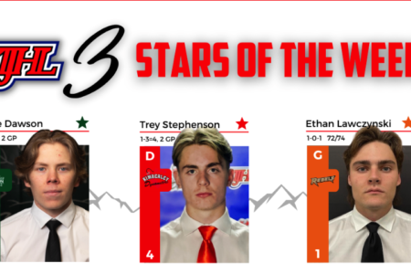 Dawson,  Stephenson and Lawczynski earn KIJHL 'Three Stars' of the week