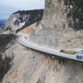 Wider, safer Highway 1 open through Kicking Horse Canyon