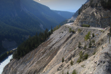 Lane closures, short delays for final touches to Highway 1 in Kicking Horse Canyon