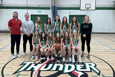 Mallard's Team of the Week — Trafalgar Thunder Gr. 8 Girls Basketball