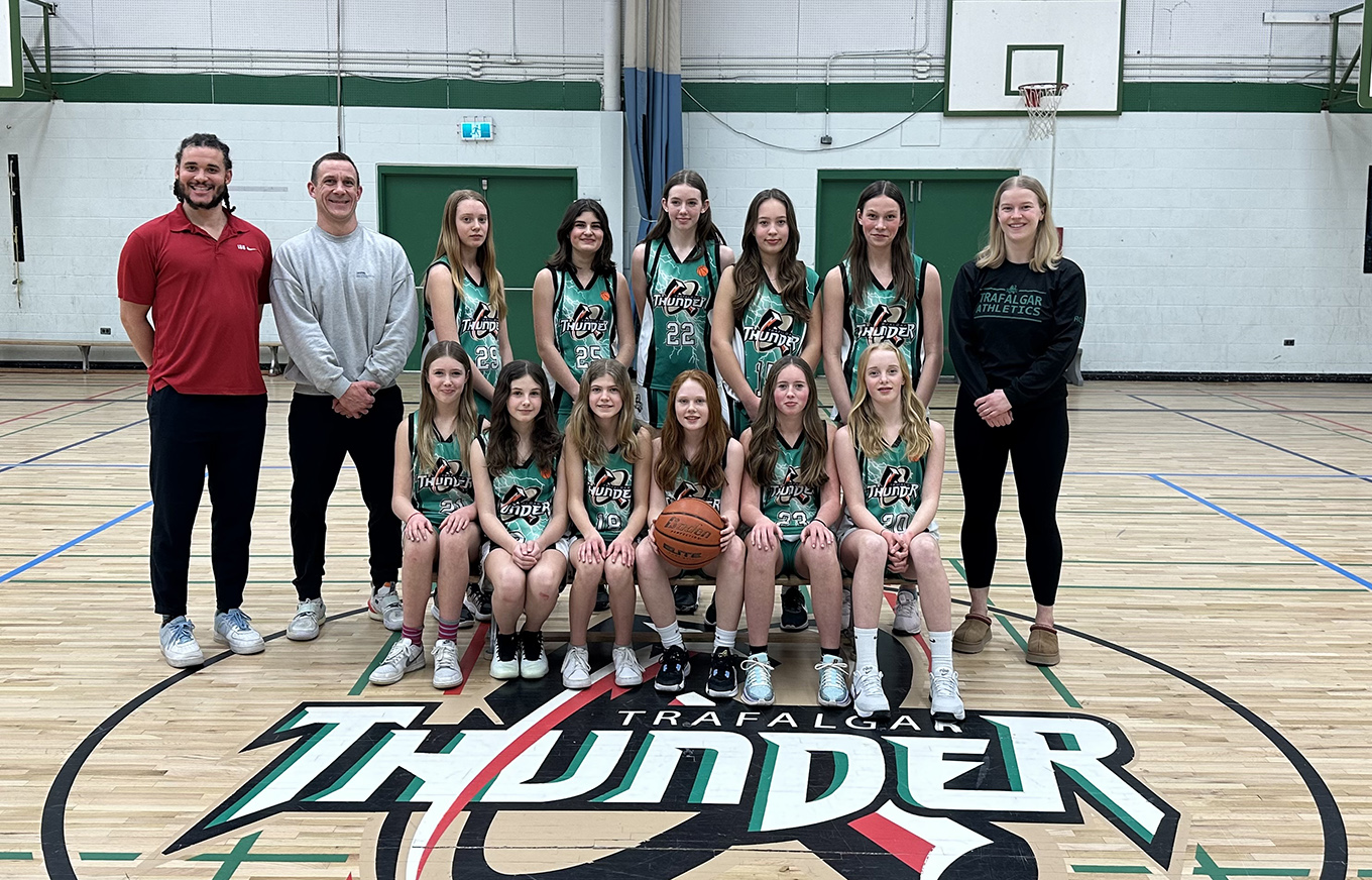 Mallards Team Of The Week — Trafalgar Thunder Gr 8 Girls Basketball The Nelson Daily 