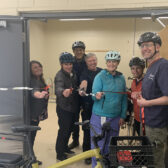 Ribbon cut for new staff bike storage area at Kootenay Lake Hospital
