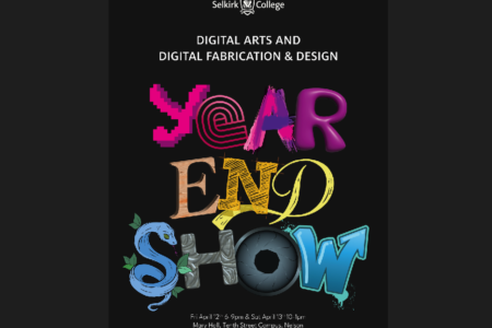 Selkirk College Year End Show 2024: Digital Arts and Digital Fabrication Programs