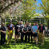 Sunflower City welcomes VPD Sergeant during stop on cross Canada bike tour